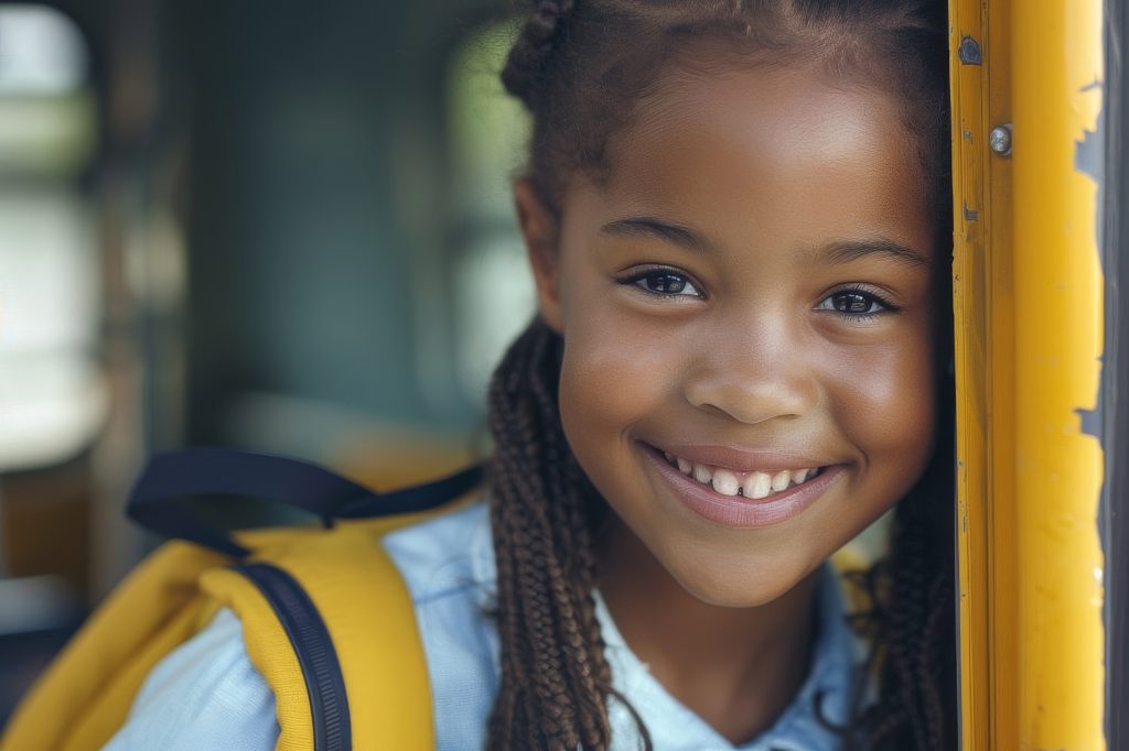cute little girl smile