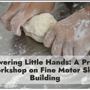 two hand with flour