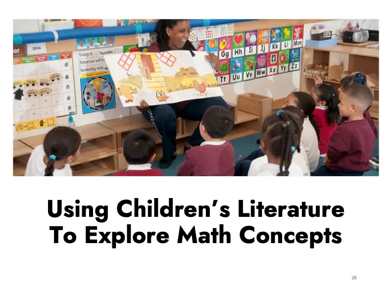 Using Children's Literature to Explore Math Concepts - The Child Care ...