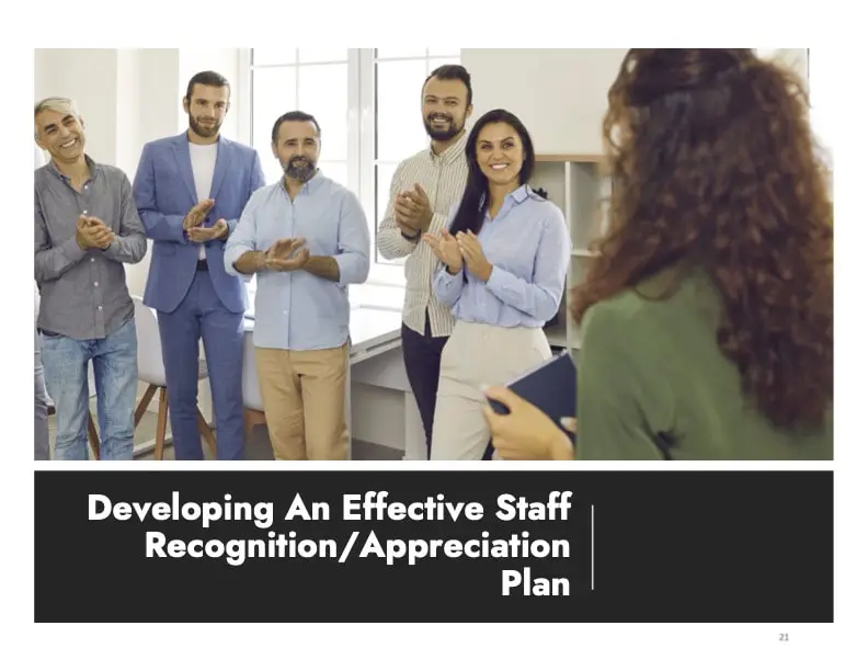 Developing An Effective Staff Recognition/Appreciation Plan (Self-Paced)