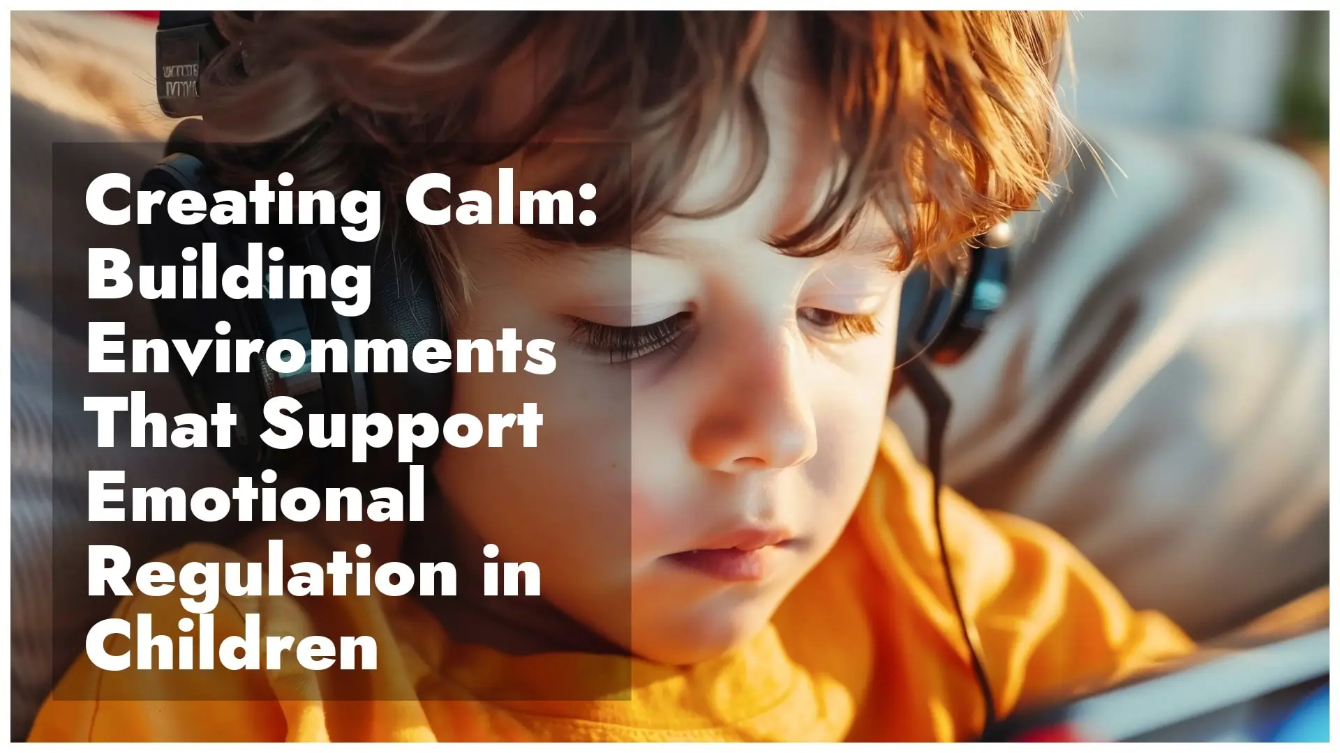 Creating Calm: Building Environments That Support Emotional Regulation in Children—3 Hours (Self-Paced)